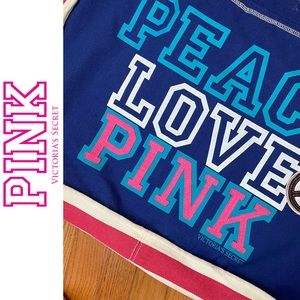 Peace love pink messenger bag
